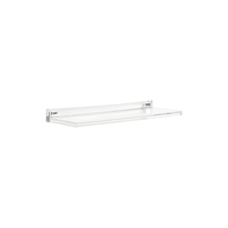 Shelfish Shelf plastic material transparent / L 45 cm - Kartell