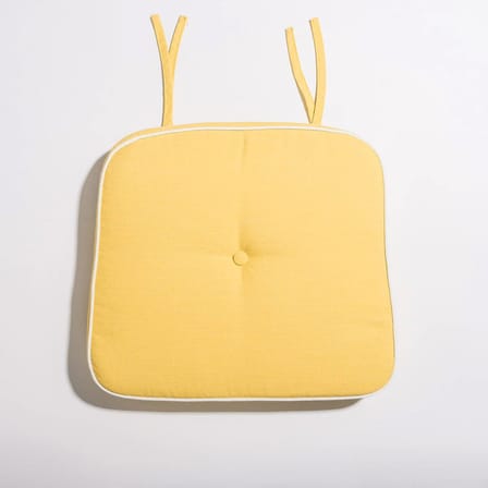 Al Fresco Stacking chair metal yellow / Cushion included - BUSINESS & PLEASURE
