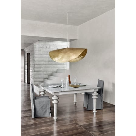 Suspension Brass 96 or métal / L 120 cm - Gervasoni