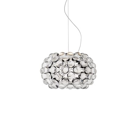Suspension Caboche Plus plastique transparent Small / LED - Ø 31 cm - Patricia Urquiola, 2005 - Foscarini