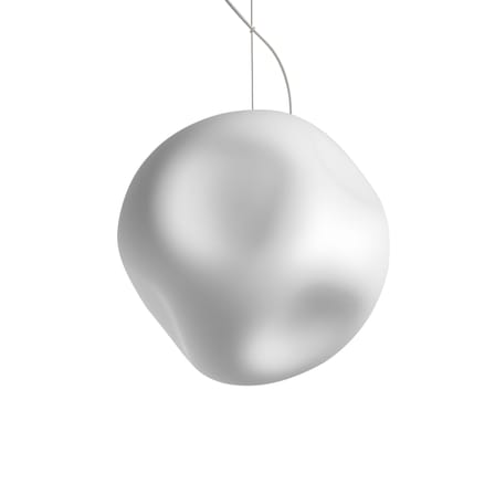 Suspension Hoba Grande verre blanc / Ø 36 cm - Foscarini