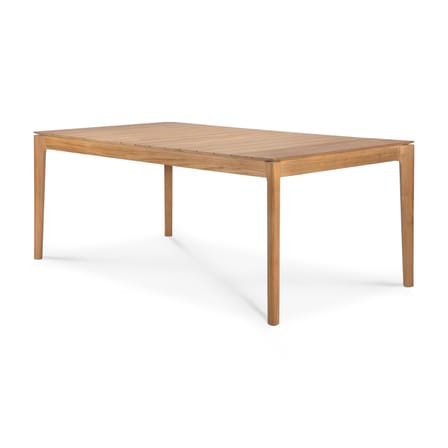 Table rectangulaire Bok OUTDOOR bois naturel / 200 x 100 cm - 8 personnes - Ethnicraft