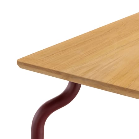Table rectangulaire South bois naturel / 200 x 120 cm - Teck - Magis