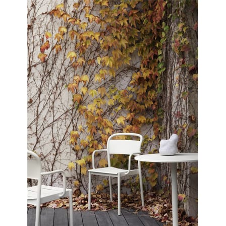 Table ronde Linear Café métal noir / Ø 70 cm - Muuto