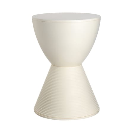 Tabouret Prince AHA plastique blanc / Philippe Starck, 1996 - Kartell