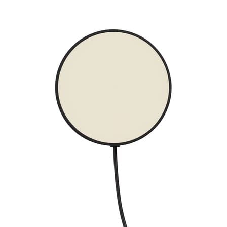 Applique avec prise Post métal noir / LED - Spot aimanté orientable - Muuto