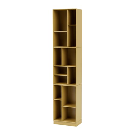 Bibliothèque Loom bois jaune / L 46.8 x P 30 x H 215.8 cm - MONTANA