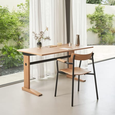 Bureau Post bois naturel / 140 x 70 cm - TIPTOE