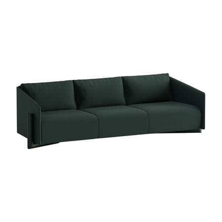 Canapé droit Timber tissu vert / 4 places - L 260 cm - KANN DESIGN