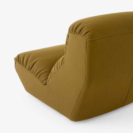 Chauffeuse Hi Lo AV54 tissu vert - &tradition