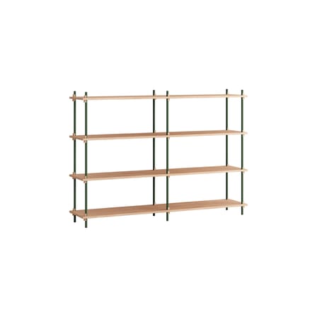 Étagère Shelving System – s.115.2.B bois naturel / L 162 x H 115 x Prof. 35 cm - MOEBE
