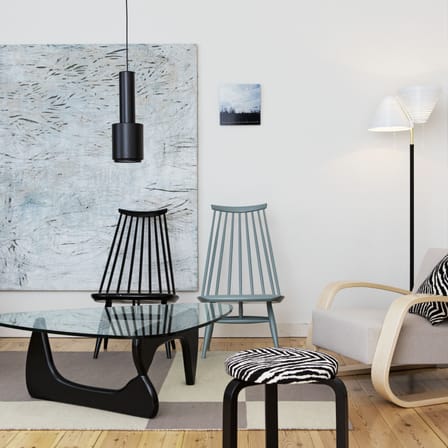 Fauteuil Mademoiselle Lounge bois noir / Ilmari Tapiovaara, 1956 - ARTEK