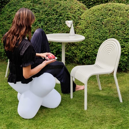 leuchtender  Hocker Jack OUTDOOR LED plastikmaterial weiß / 58 cm - Tom Dixon