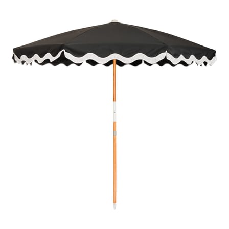 The Amalfi Riviera Parasol textile black / Ø 230 cm - BUSINESS & PLEASURE