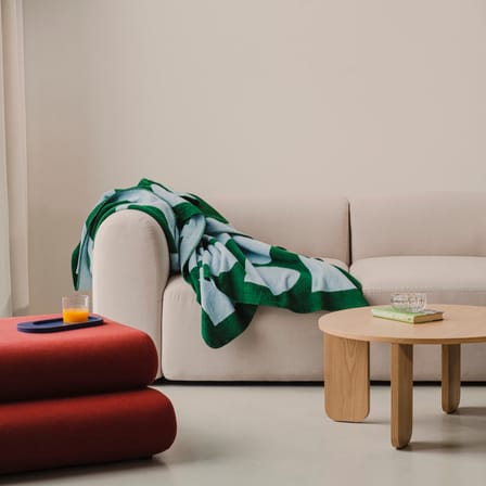 Plaid Gilli vert / 150 x 200 cm - NOO.MA