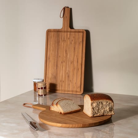 Planche à découper Nordic Kitchen bois naturel / Bambou - 26 x 38 cm - Eva Trio