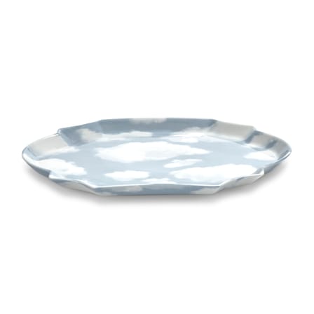 Assiette de présentation Rêves de Rêves céramique bleu / 36,6 x 26,5 cm - Serax