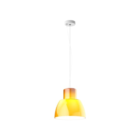 Suspension Lorosae verre jaune / Ø 30 cm - Álvaro Siza, 1999 - Nemo
