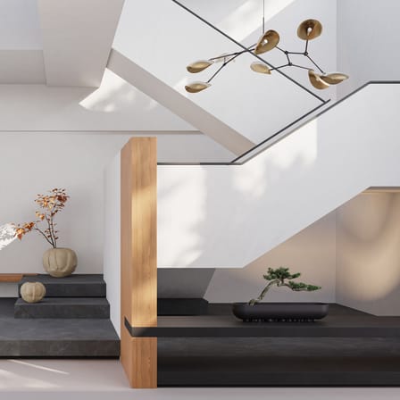 Suspension Stingray métal or / Modulable - 152 x 121 cm - 101 COPENHAGEN