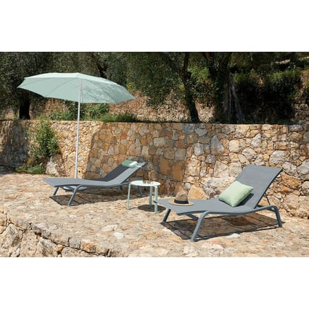 Table d'appoint Alizé métal violet / Ø 48 cm - Fermob