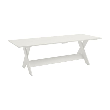 Table rectangulaire Crate Outdoor bois blanc / Gerrit Rietveld, 1934 - 230 x 89,5 cm - Hay