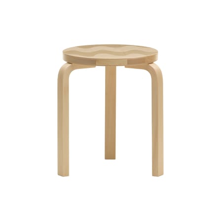 Tabouret empilable 60 / 3 pieds - Artek + Marimekko, édition limitée 90e anniversaire - ARTEK
