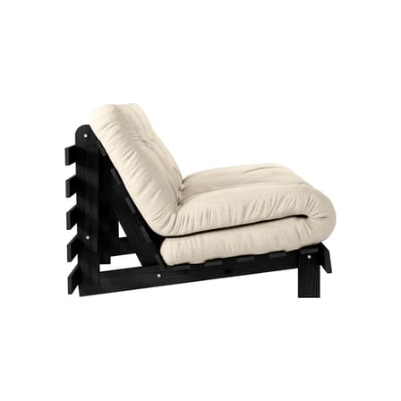 Canapé convertible Roots / L 140 cm - 3 positions / Structure noire - KARUP DESIGN