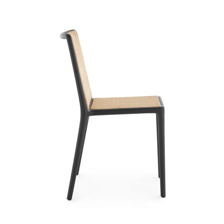 Chaise empilable Belvedere Vienna / INDOOR - Tressage rotin - Kartell