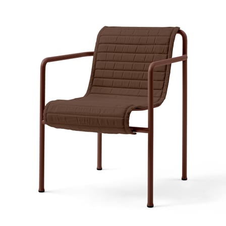 Fauteuil empilable Palissade Dining Large métal rouge / Bouroullec, 2016 - Hay