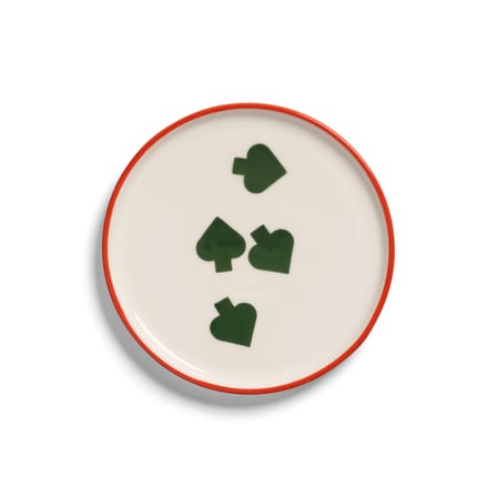 Glasteller Deck keramik bunt / 4er-Set – Ø 13 cm - & klevering