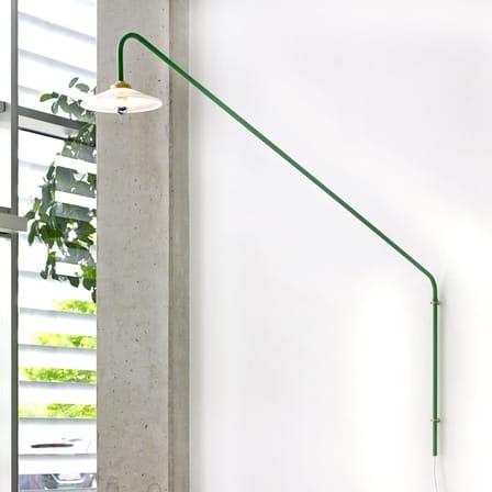 Hanging Lamp n°1 Wall light with plug metal green / H 140 x W 175 cm - valerie objects