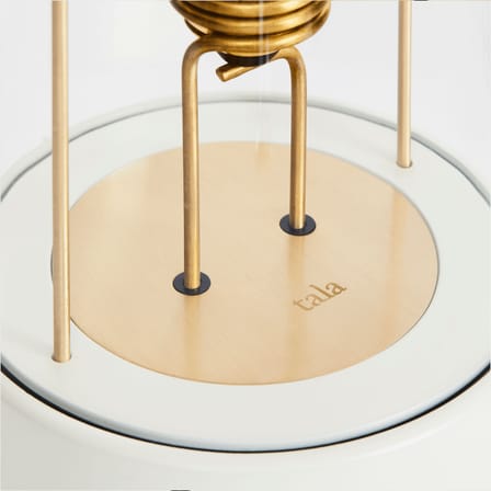 Lampe sans fil rechargeable The Muse 2.0 métal blanc / IP44 - TALA