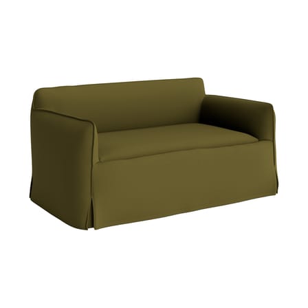 Sofa 2 Sitzer Mimi textil grün / L 160 cm - Hay