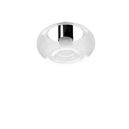 Applique Fontanella Large verre transparent / Plafonnier - Ø 40 cm - Fontana Arte