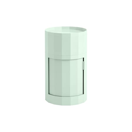Rangement Facet High / H 66 cm - 1 porte / Avec roulettes - Hay