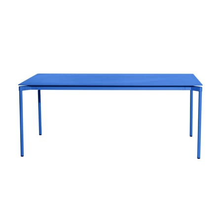 Fromme Rectangular table metal blue / Aluminium - 180 x 90 cm - Petite Friture