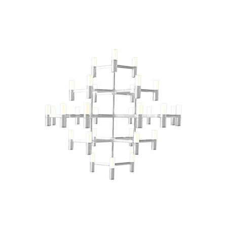 Suspension Crown Major métal blanc / Ø 113 cm - Nemo