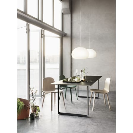 Suspension Fluid Large verre blanc / ø 42 cm - Muuto