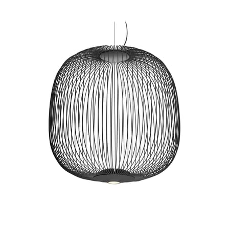 Suspension Spokes 2 Small métal gris noir / LED - Ø  52 x H 52 cm - Foscarini