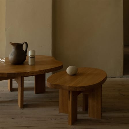 Table basse Farmhouse Pond bois naturel / 51 x 58.8 cm x H 37 cm - Frama 