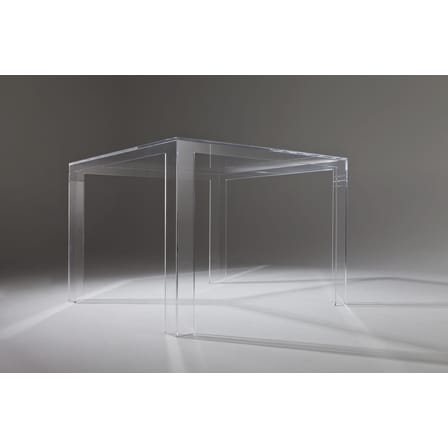 Table carrée Invisible / Tokujin Yoshioka, 2012 - 100 x 100 cm - Kartell