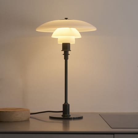 Tischleuchte PH 2/1 glas grün / Neuauflage 1927 - Louis Poulsen