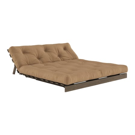 Canapé convertible Roots / L 160 cm - 3 positions / Structure marron - KARUP DESIGN