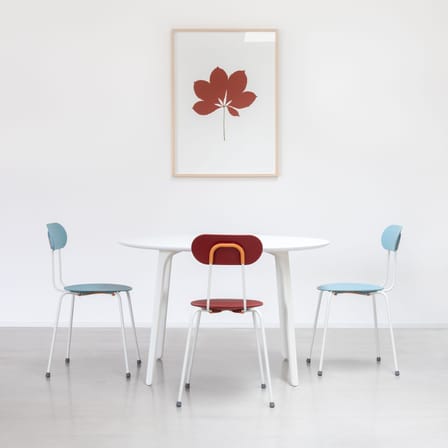 Chaise empilable Mariolina plastique rouge / Enzo Mari, 2002 - Magis