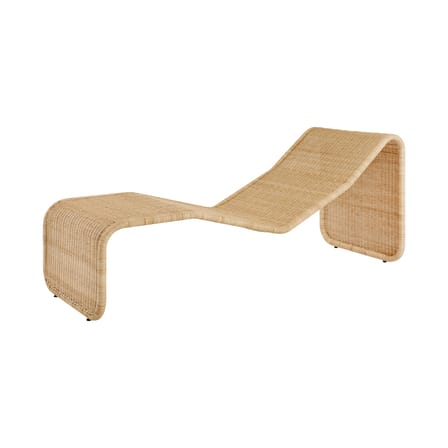 Chaise longue P3S / Rotin tressé main - Réédition 1964 - Gubi