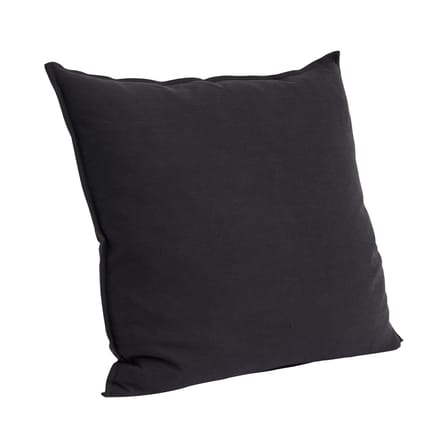 Linen Cushion textile black / 60 x 60 cm - Hay