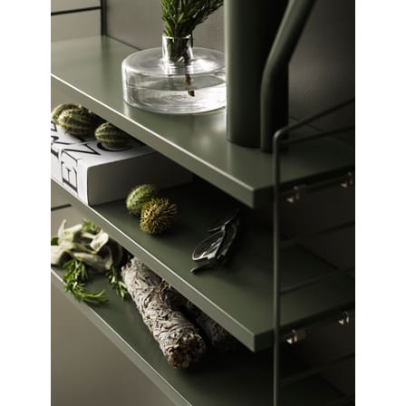 Etagère String® Pocket Bois / L 60 x H 50 cm - Réédition 1949 - String Furniture