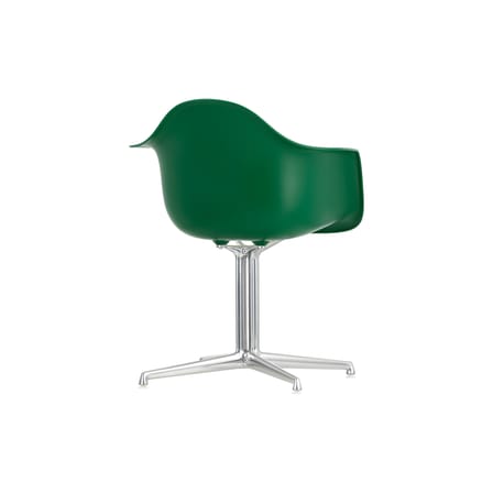 Fauteuil RE DAL - Eames Plastic Armchair vert / (1950) - Pied La Fonda / Recyclé - Vitra