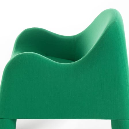Fauteuil rembourré Gomma tissu vert / De Pas, D'Urbino, Lomazzi, 1970 - Zanotta