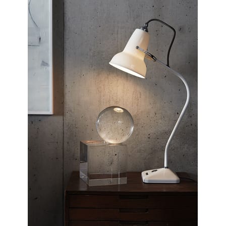 Lampada da tavolo Original 1227 Mini metallo ceramica bianco / Porcellana - Fisso / Riedizione del 1930 - Anglepoise